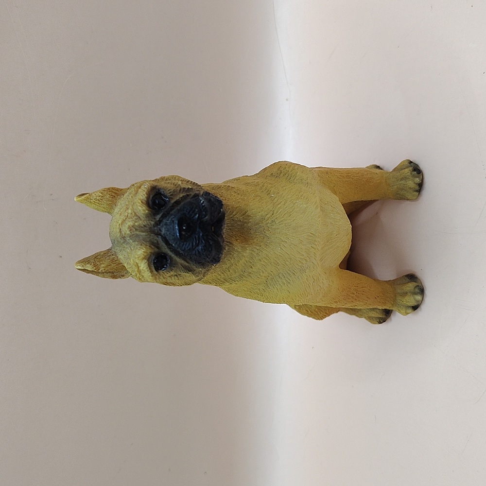 Resin Sitting Dog Figurine 5 Inches - Picture 3 of 5